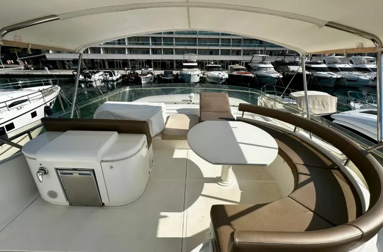 Angelica, a Ferretti Yachts 730 motor yacht at Riposto, Italy