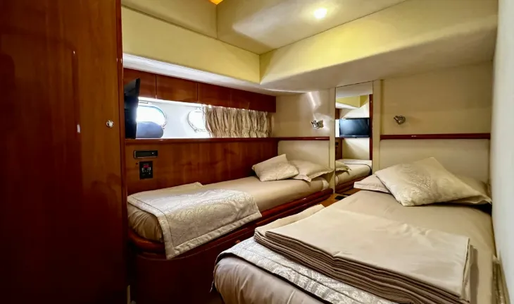 Angelica, a Ferretti Yachts 730 motor yacht at Riposto, Italy