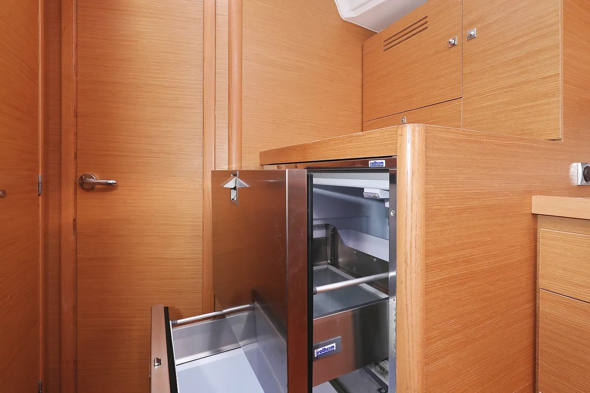 Galley of Air Princess, a Dufour 430 GL sailboat at Grad Biograd na Moru, Croatia
