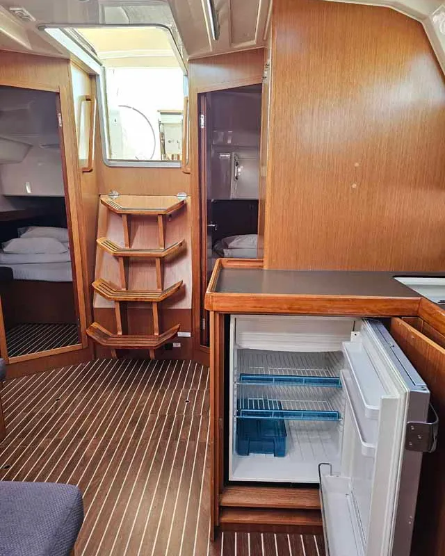 Galley of Tac II, a Bavaria Cruiser 46 sailboat at Punat, Croatia