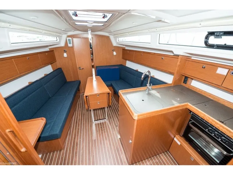 Salon of Aria, a Bavaria Cruiser 34 sailboat at Grad Biograd na Moru, Croatia
