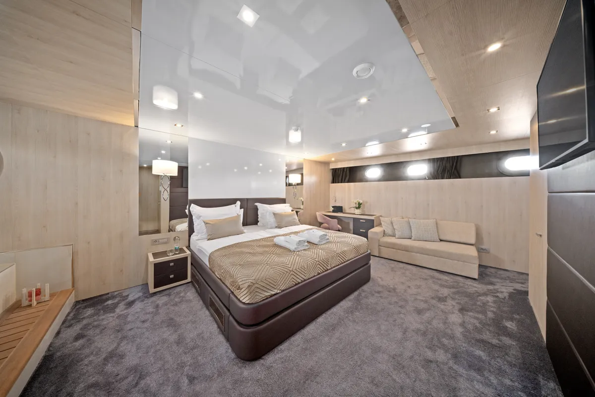 Cabin on Dalmatino, a Gulet Luxury Sailing Yacht sailboat at Split, Croatia