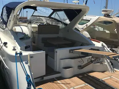 Ohana Raphael, a Mira 40 motorboat at Nettuno, Italy