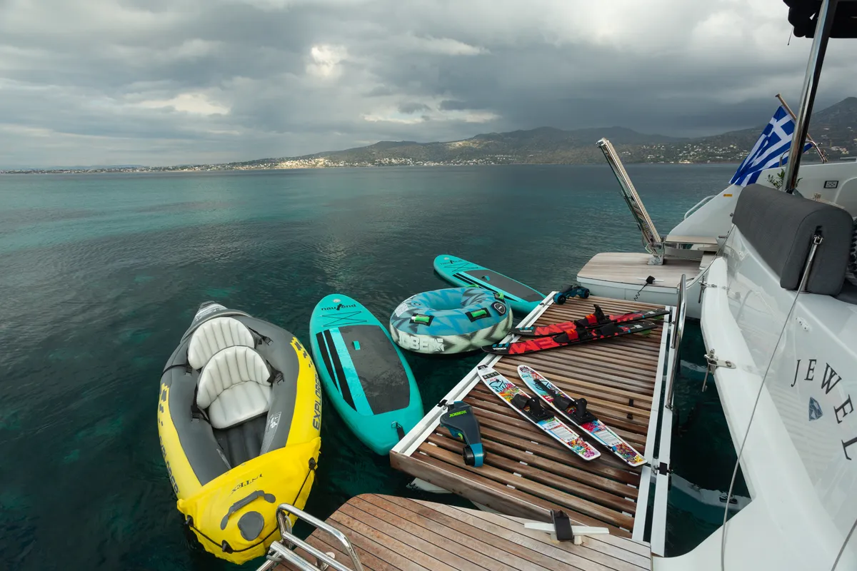 JEWEL, a Lagoon 51 catamaran at Athens, Greece