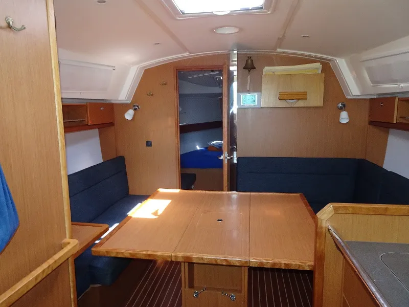 Salon of ADORA, a Bavaria Cruiser 36 sailboat at Primošten, Croatia