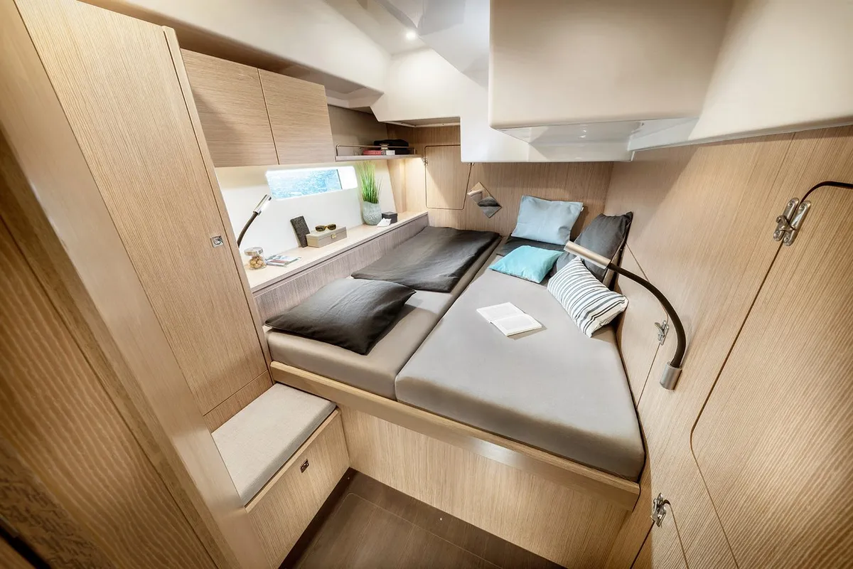 Cabin on Sea Queen, a Bavaria C50 Style sailboat at Pula, Croatia