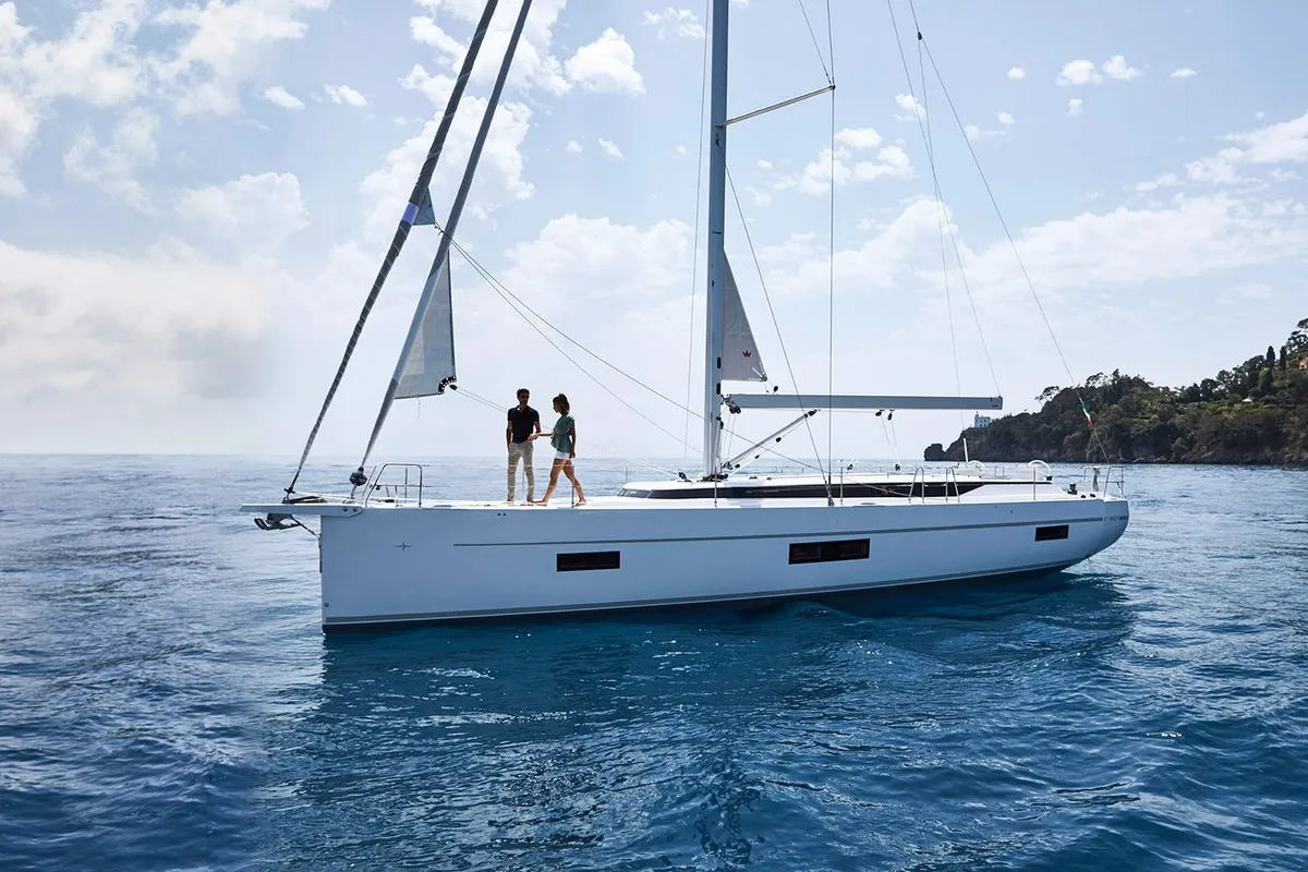 Exterior view of Sea Queen, a Bavaria C50 Style sailboat at Pula, Croatia