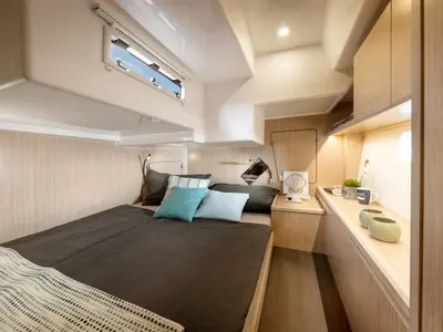 Cabin on Sea Queen, a Bavaria C50 Style sailboat at Pula, Croatia