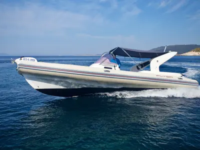 Flyer 828, a Flyer 828 RIB at Hvar town, Croatia