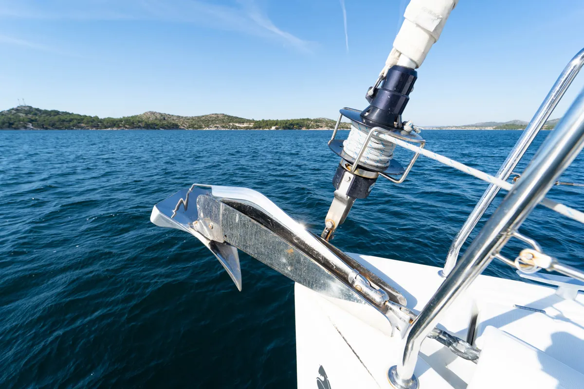 Aphrodite , a Beneteau Oceanis 38 sailboat at Grad Šibenik, Croatia