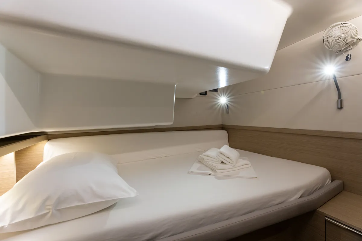 Cabin on REALITY, a Lagoon 51 catamaran at Split, Croatia
