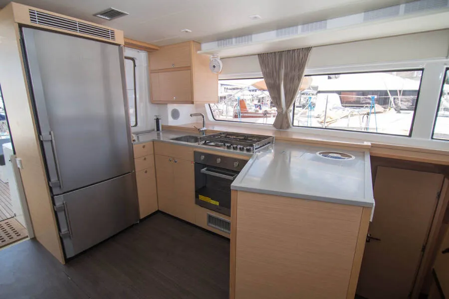 Galley of LinaHanna, a Lagoon 52 F catamaran at Grad Šibenik, Croatia