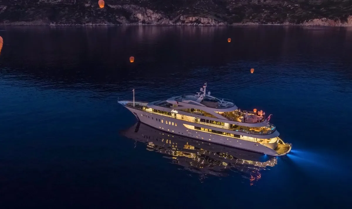 Exterior view of Anthea, a Odisej Ltd MY Custom Anthea motor yacht at Split, Croatia