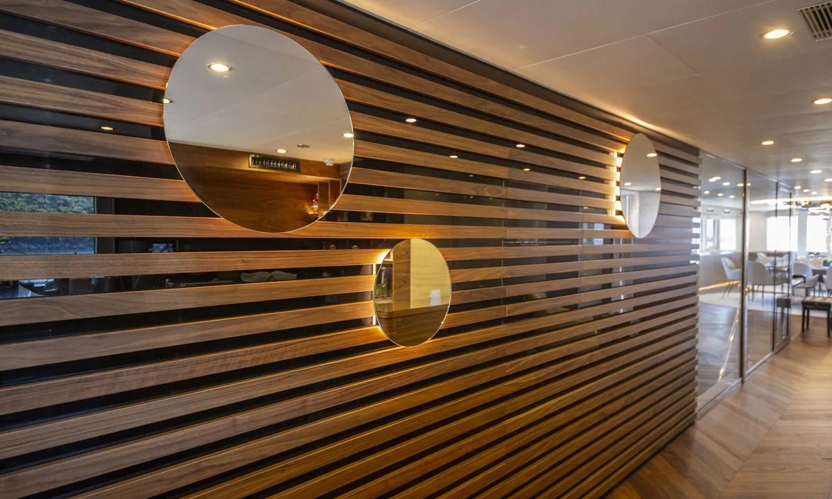 Salon of Anthea, a Odisej Ltd MY Custom Anthea motor yacht at Split, Croatia