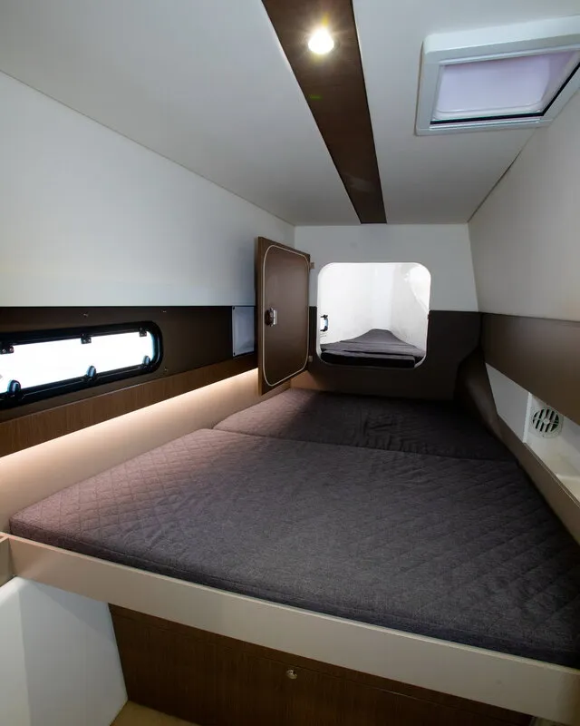 Cabin on Medusa I, a Bali 4.1 catamaran at Municipal Unit of Lefkada, Greece