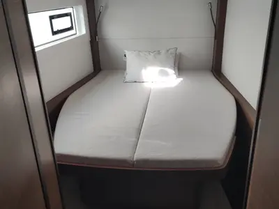 Cabin on My Tina, a Lagoon 46 catamaran at Kontokali, Greece