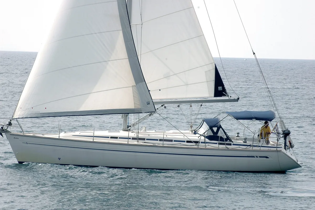 Efploia, a Bavaria 44 sailboat at Volos, Greece