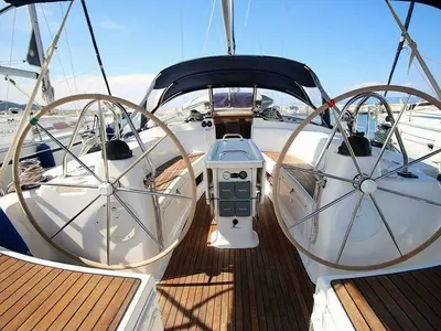 Efploia, a Bavaria 44 sailboat at Volos, Greece