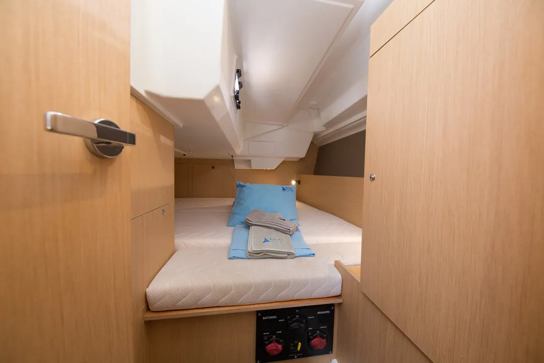 Cabin on Summer Breeze 1, a Beneteau Oceanis 38.1 sailboat at Marmaris, Turkey