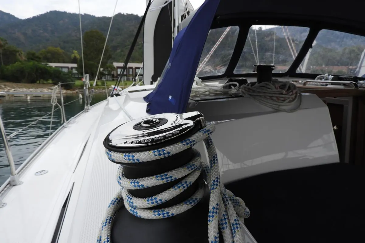 Mango, a Bavaria Cruiser 51 sailboat at Fethiye, Turkey