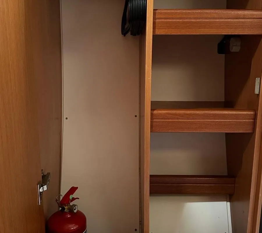 Cabin on Mango, a Bavaria Cruiser 51 sailboat at Fethiye, Turkey