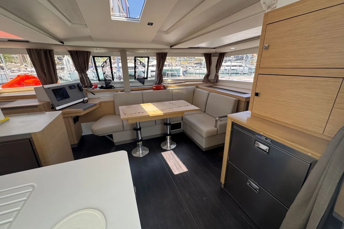 Cabin on Rosual Mar 467/2025, a Fountaine Pajot Astrea 42 Quatuor catamaran at Palma de Mallorca, Spain