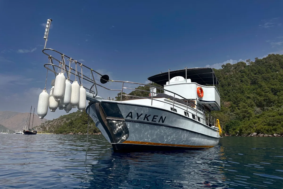 Exterior view of AYKEN, a Custom Made Ayken motor yacht at Bakırköy, Turkey