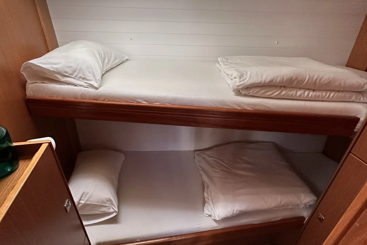Cabin on Sveti Ante, a Bavaria Cruiser 51 sailboat at Općina Sukošan, Croatia