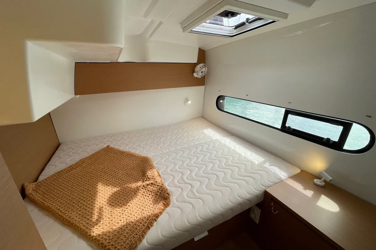 Cabin on Siesta, a Excess 11 catamaran at Ibiza, Spain