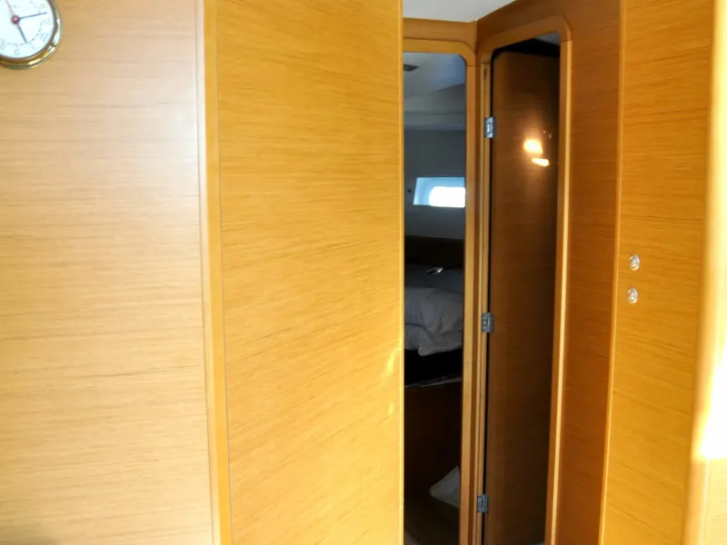Roberta, a Jeanneau Sun Odyssey 439 sailboat at Salerno, Italy