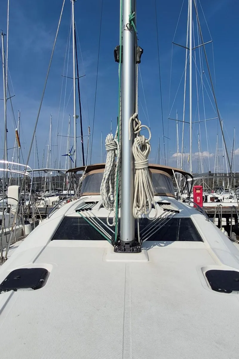 Shamal, a Elan Impression 40 sailboat at Punat, Croatia