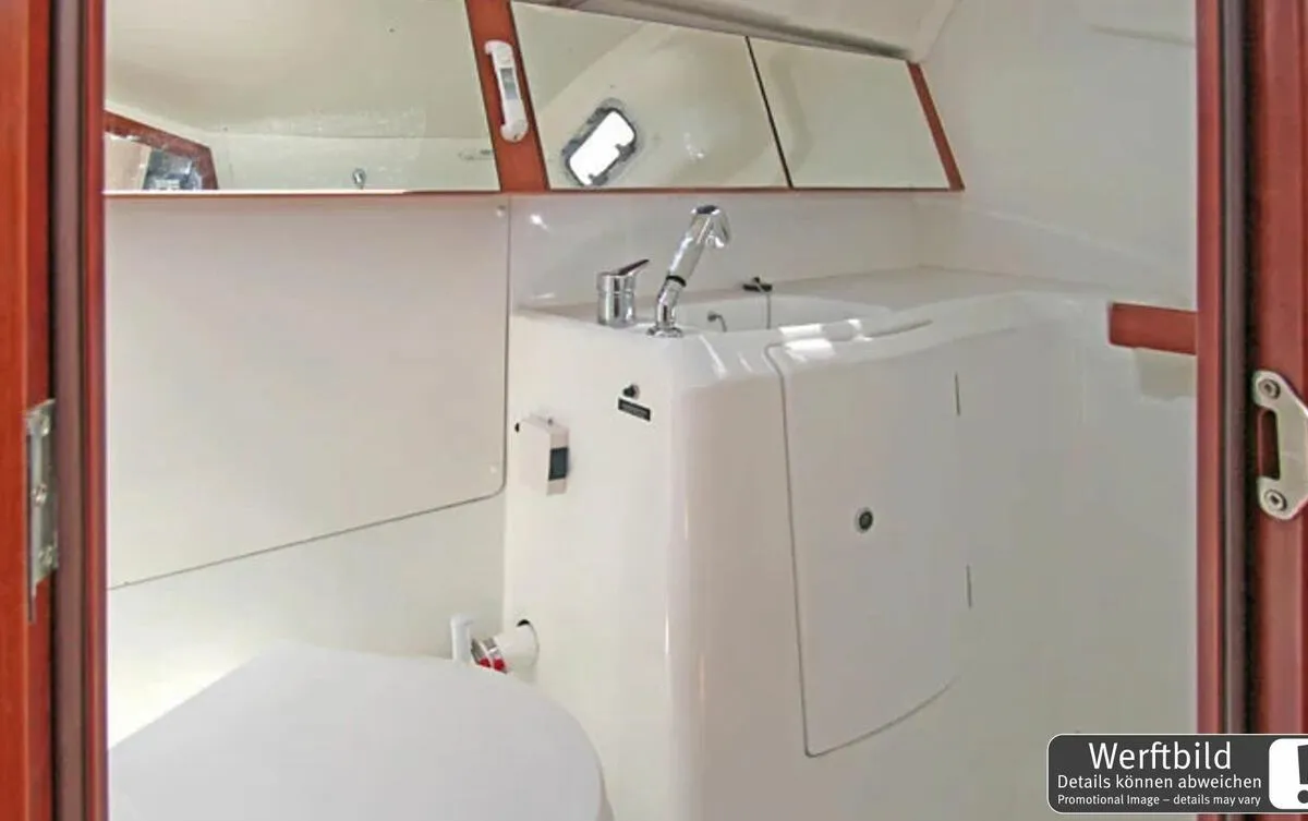 Head on Tango, a Beneteau Oceanis 34.2 sailboat at Heiligenhafen, Germany