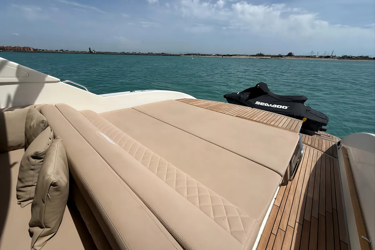 Terry Blue, a Conam 58S motor yacht at Olbia, Italy