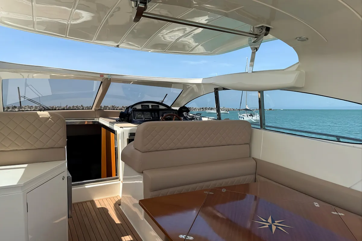 Terry Blue, a Conam 58S motor yacht at Olbia, Italy