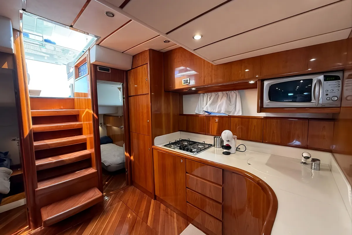 Terry Blue, a Conam 58S motor yacht at Olbia, Italy