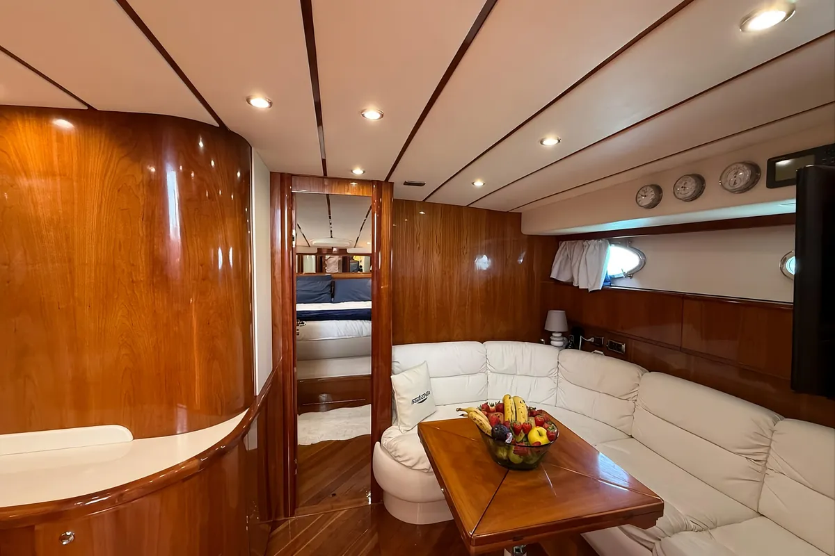 Terry Blue, a Conam 58S motor yacht at Olbia, Italy