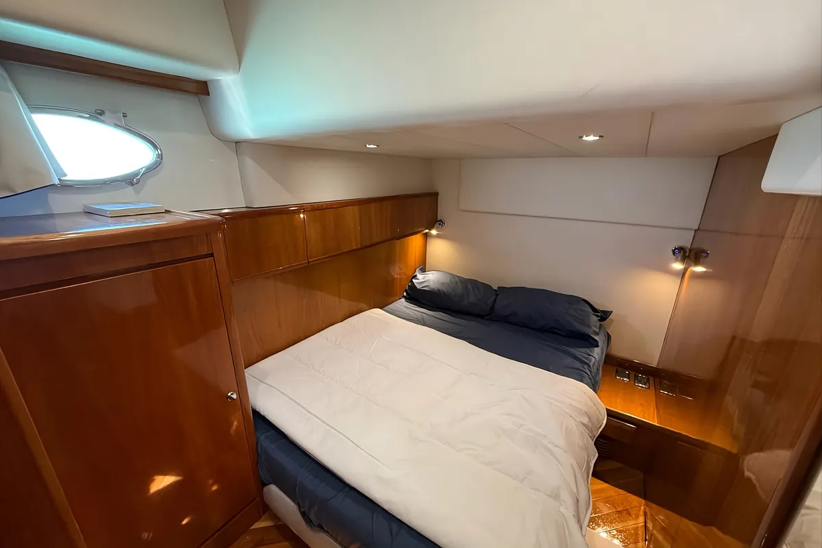 Terry Blue, a Conam 58S motor yacht at Olbia, Italy