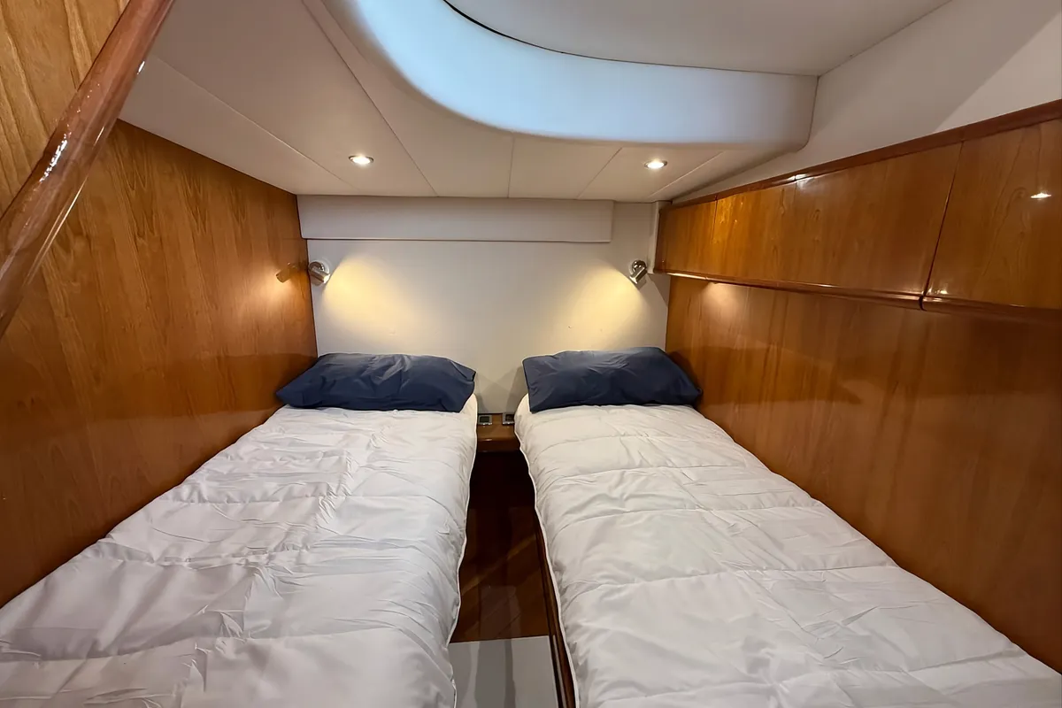 Terry Blue, a Conam 58S motor yacht at Olbia, Italy