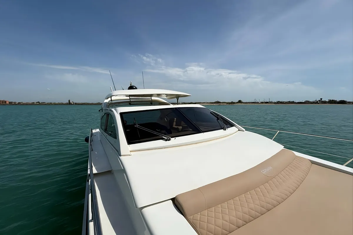 Terry Blue, a Conam 58S motor yacht at Olbia, Italy