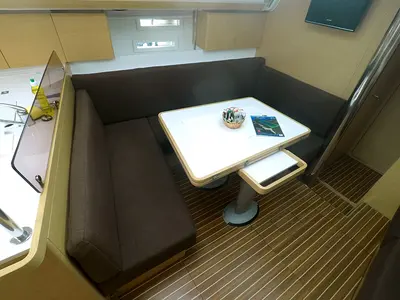Salon of Marta X, a Elan 444 Impression sailboat at Grad Šibenik, Croatia