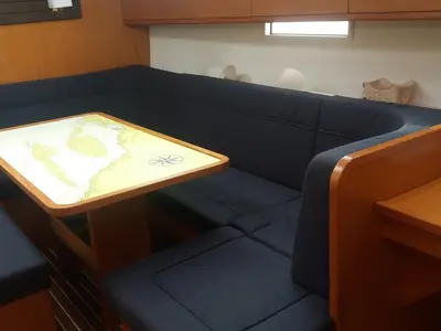 Salon of Lory, a Bavaria Cruiser 41 sailboat at Split, Croatia