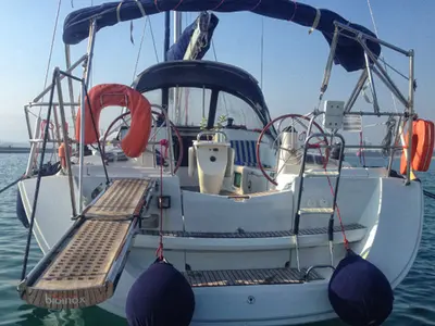 Cockpit of Triton, a Jeanneau Sun Odyssey 42 i sailboat at Volos Municipality, Greece