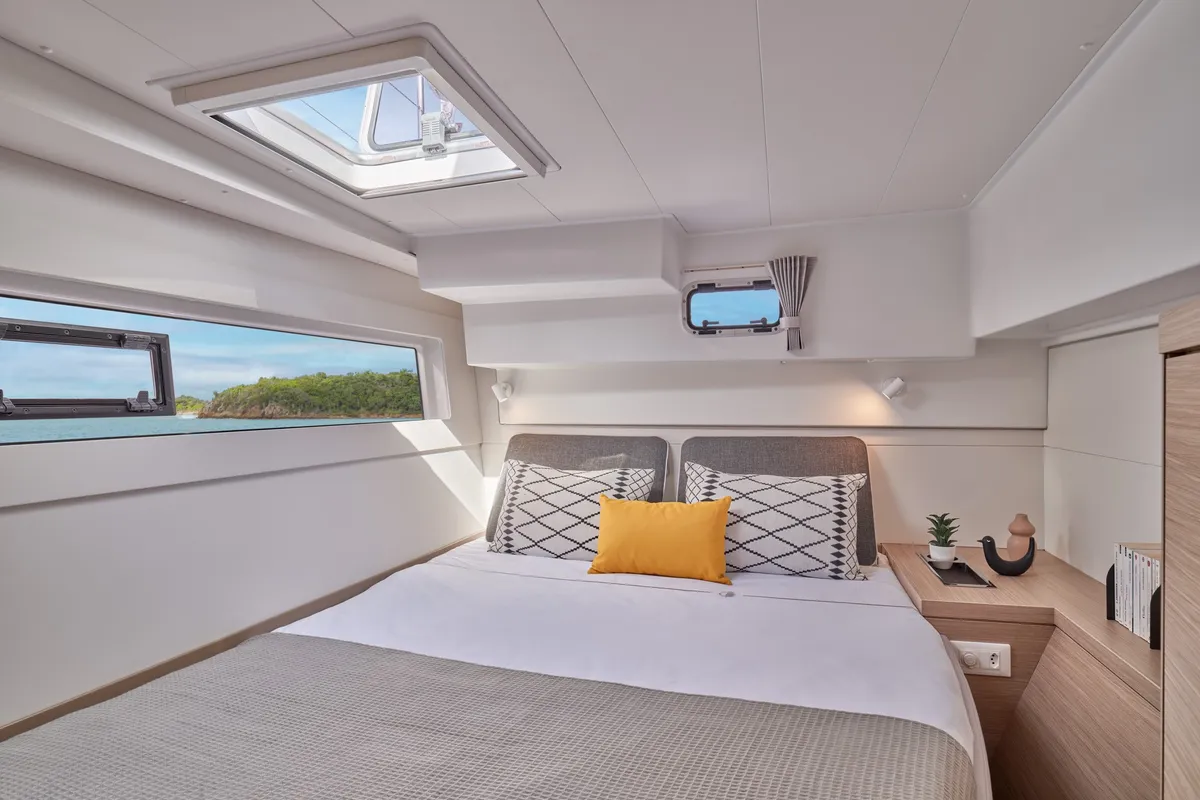 Cabin on Pussycat, a Lagoon 40 catamaran at Grad Kaštela, Croatia