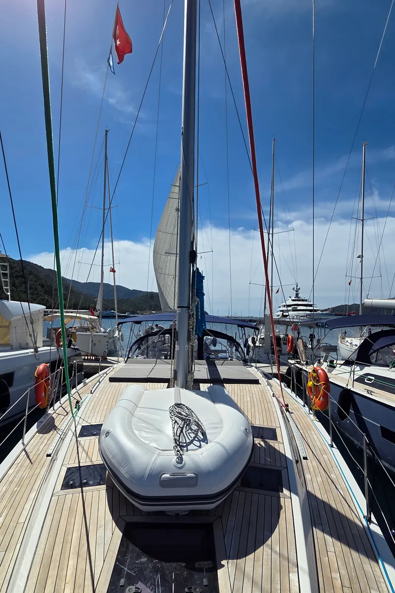 Dion, a D&D Kufner 50 sailboat at Marmaris, Turkey