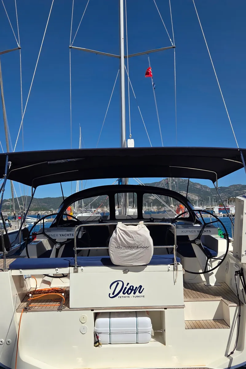 Dion, a D&D Kufner 50 sailboat at Marmaris, Turkey