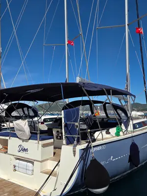 Dion, a D&D Kufner 50 sailboat at Marmaris, Turkey