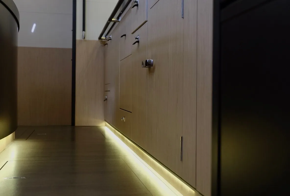 Galley of Premium +, a Beneteau Oceanis Yacht 62 sailboat at Rosignano Solvay, Italy