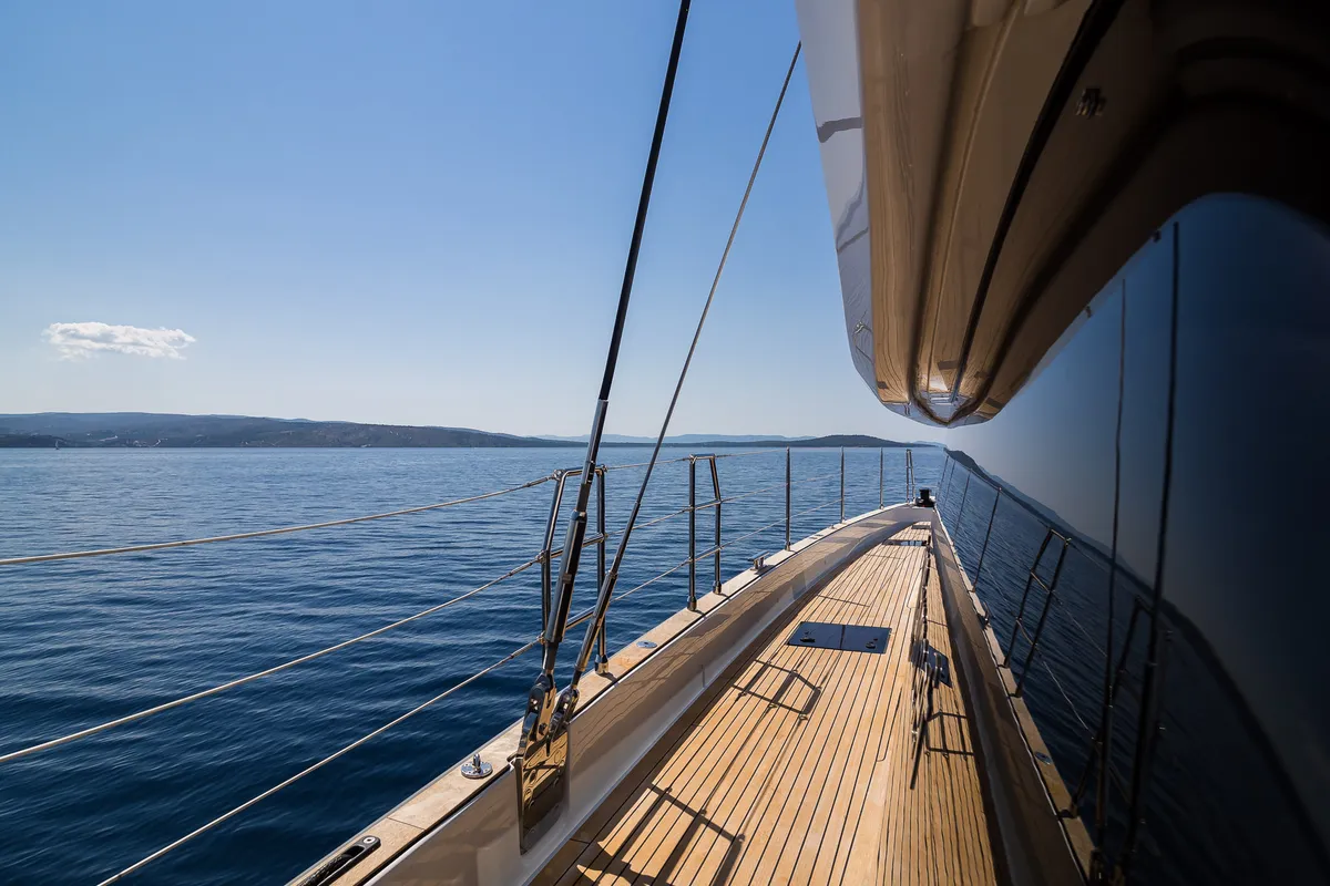 Vulpino, a Sunreef 60 catamaran at Kaštela, Croatia
