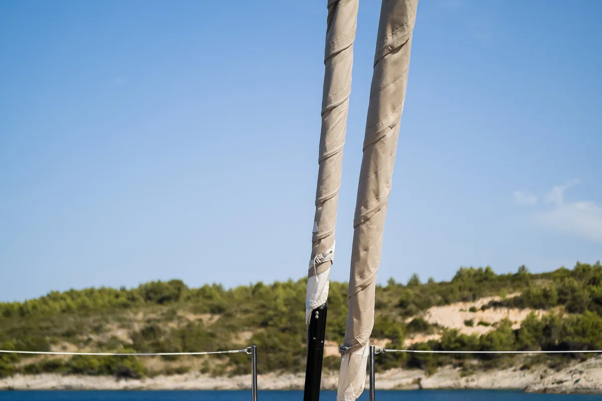 Vulpino, a Sunreef 60 catamaran at Kaštela, Croatia