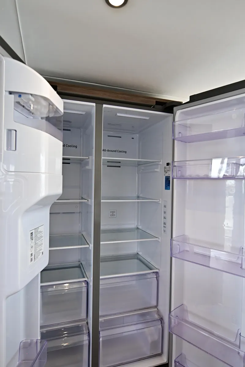 Galley of Endeavour, a Bali 4.6 catamaran at Tonnarella, Italy
